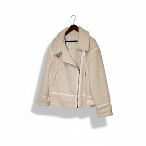 a.n.a Cozy Cream Teddy Jacket